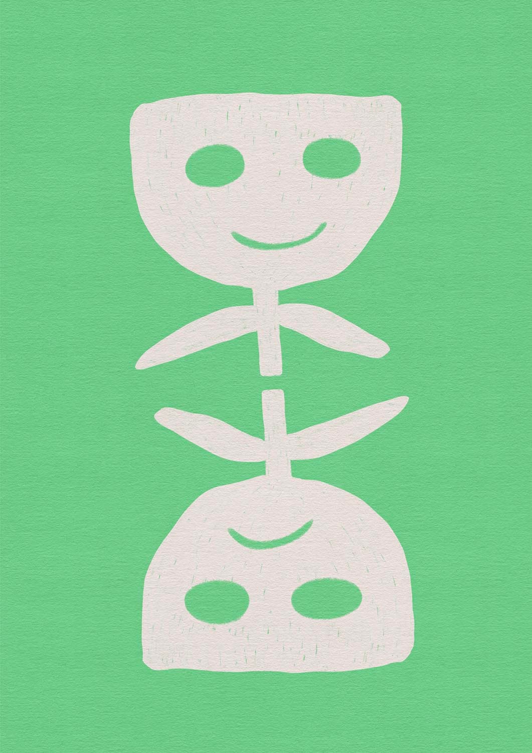 Smiley Frowny (Green)