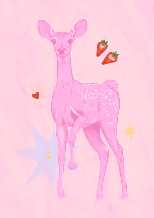 Strawberry Deer