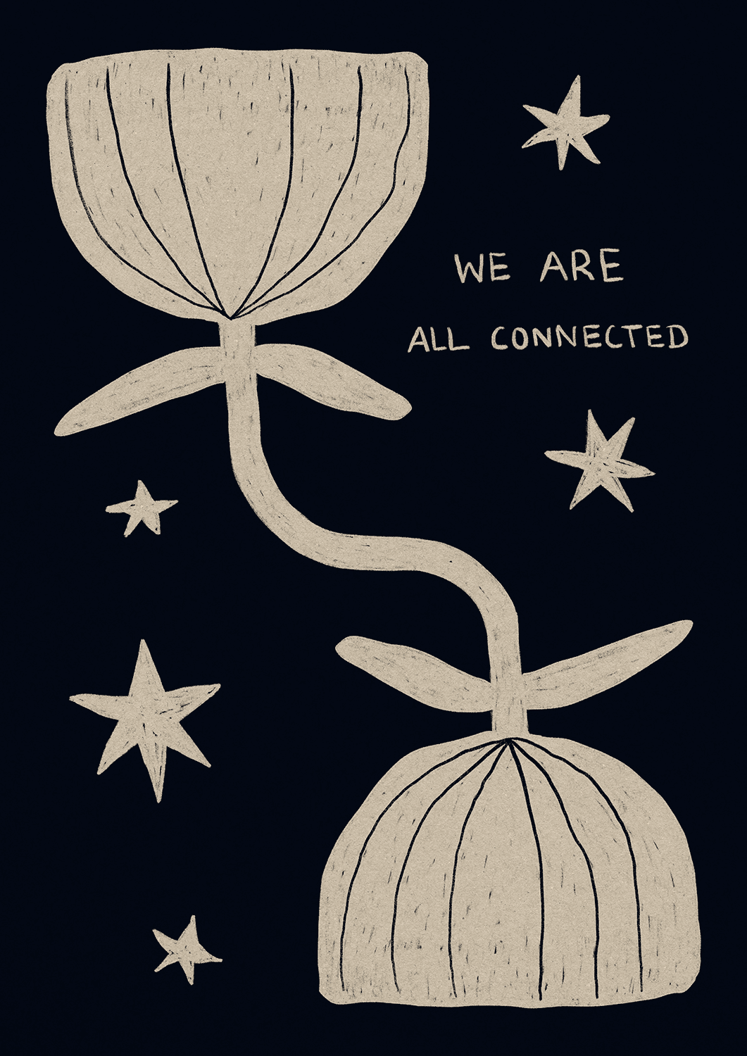 We Are All Connected (Black)