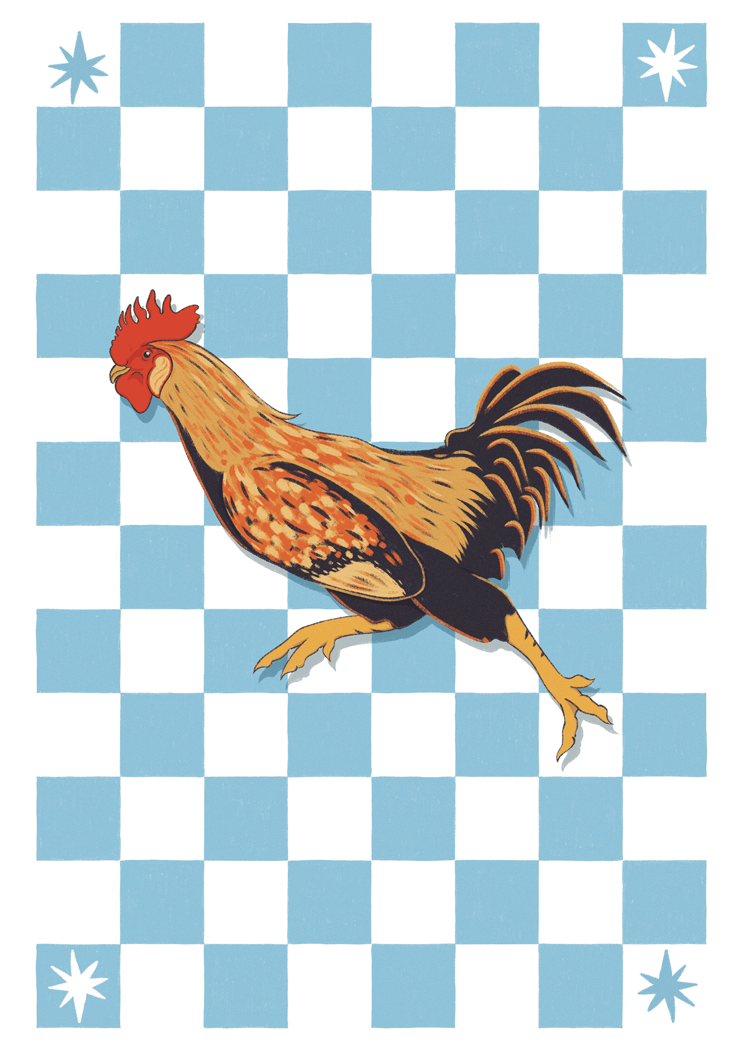 Running Rooster