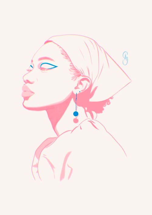 Pink Sketch
